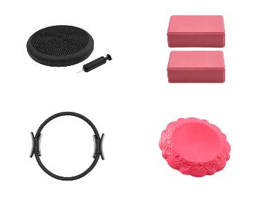 CRIVIT Coussin d'équilibre ou Briques de yoga ou Anneau de Pilates ou Support pour genou