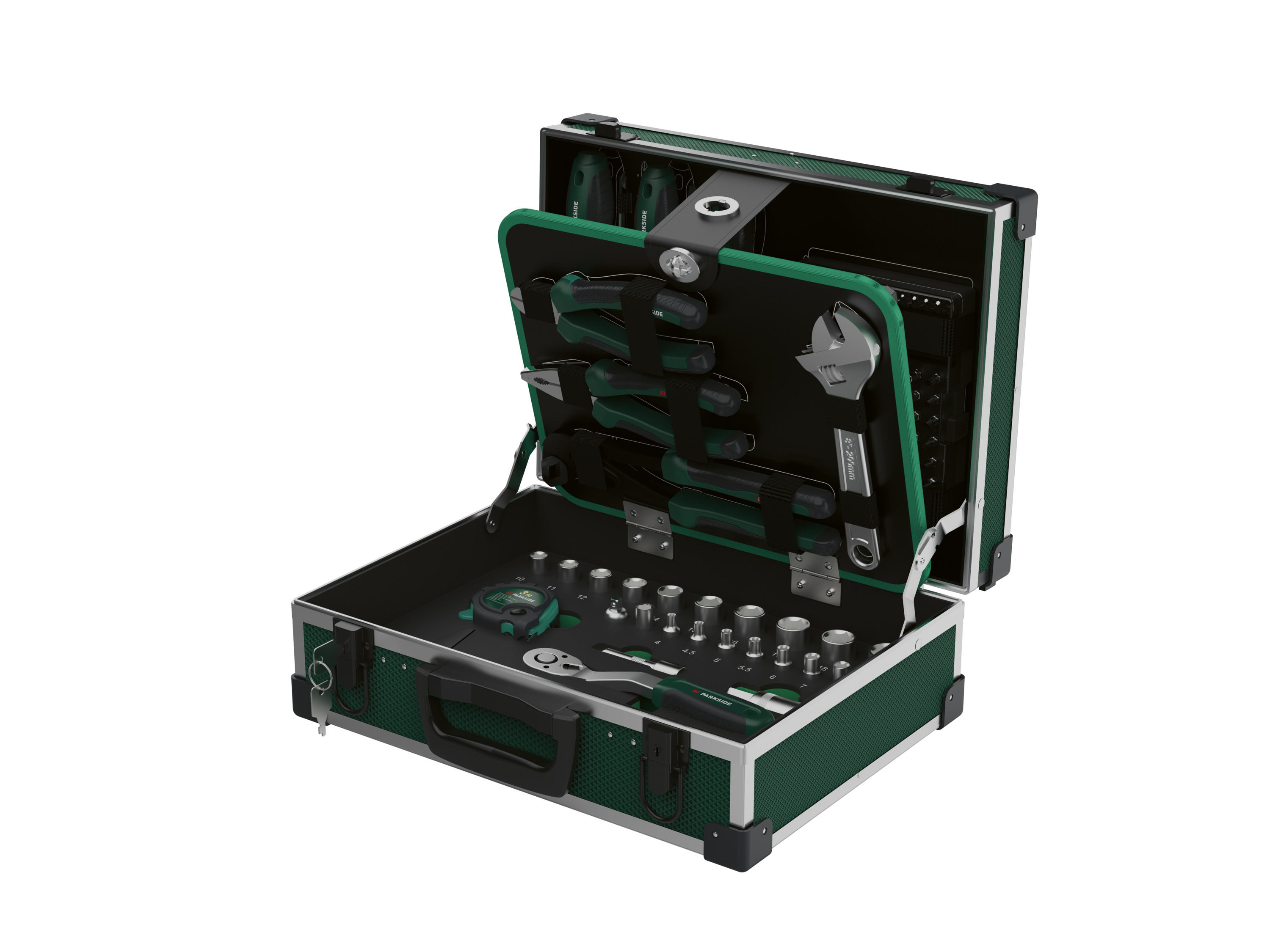 PARKSIDE® Mallette à outils, 108 pièces