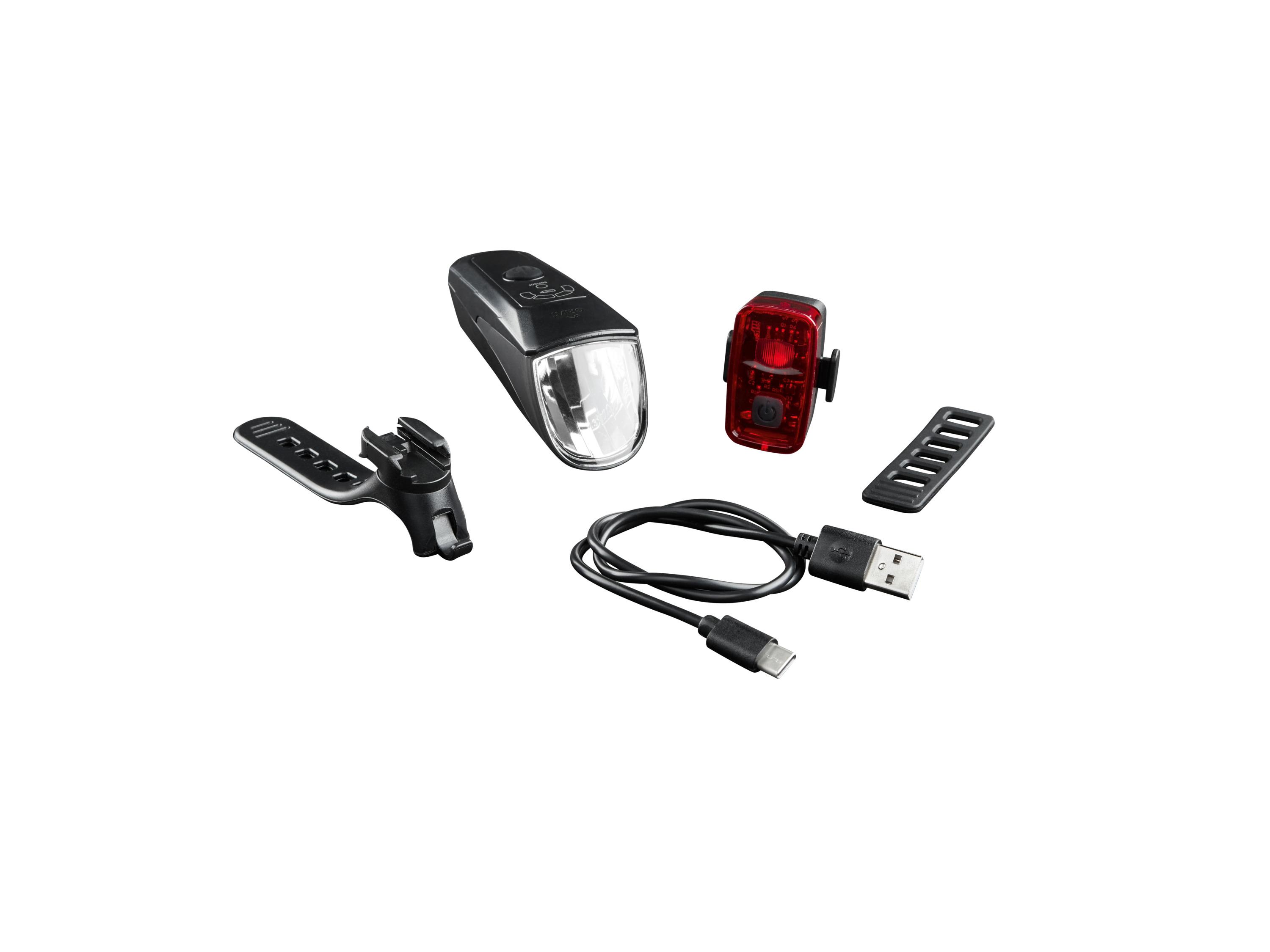 CRIVIT Éclairage à LED pour vélo, 70/30/15 Lux
