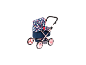 Poussette de poupée BAYER DESIGN Trendy Unicorn Cosatto avec motif licorne et arc-en-ciel