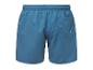 Shorts de bain bleus unies.