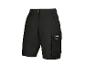 Short de travail noir Parkside avec poche latérale
