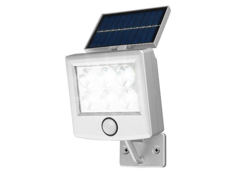 Projecteur LED solaire avec détecteur de mouvement et panneau solaire réglable