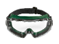Lunettes de sécurité avec bandeau élastique.