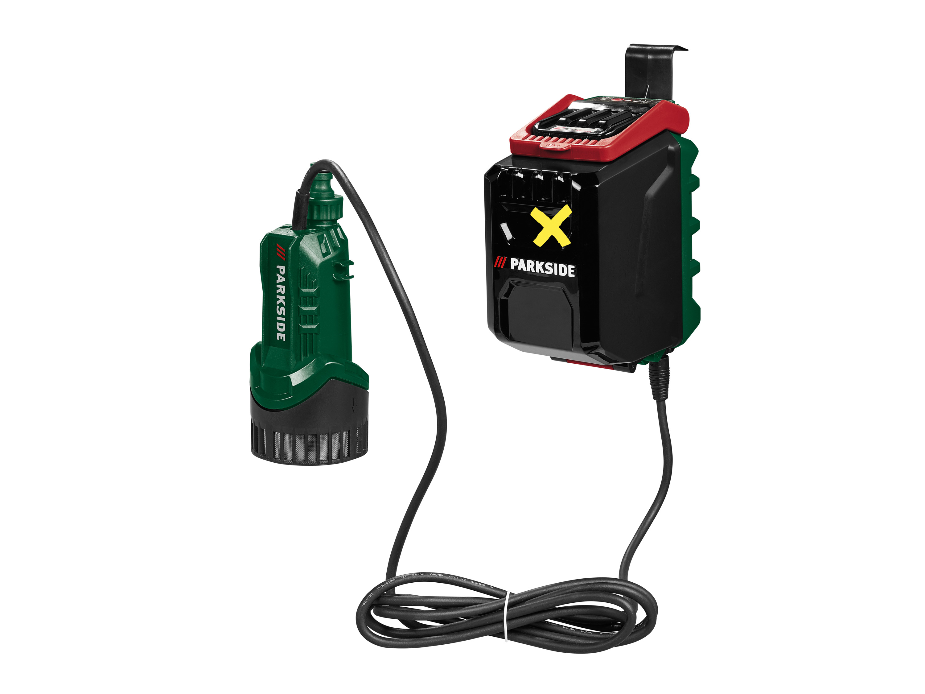 PARKSIDE® Pompe pour collecteur d’eau de pluie sans fil PRPA 20-Li B3, 20 V