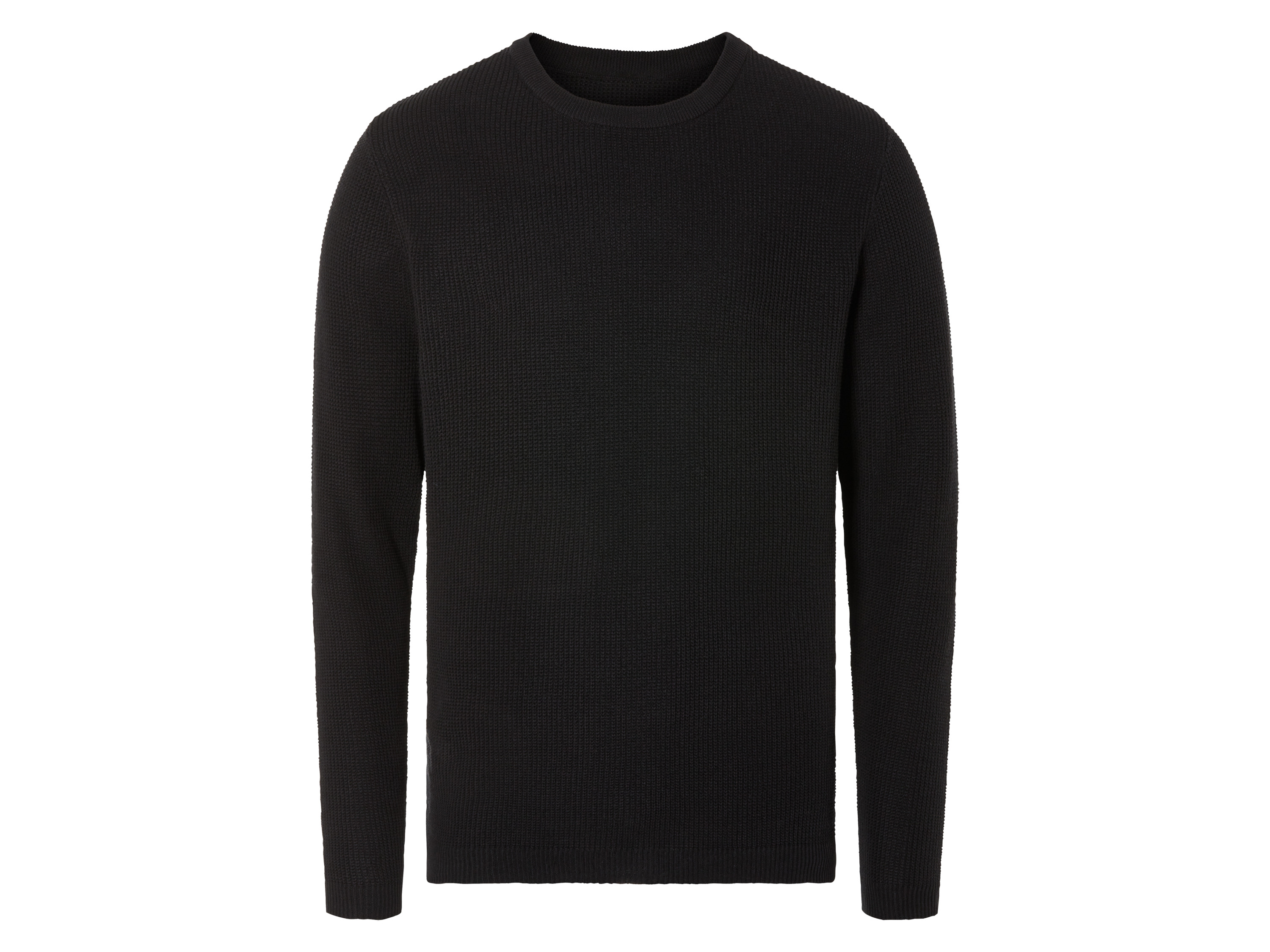 LIVERGY® Pull en maille fine homme (XL, noir)