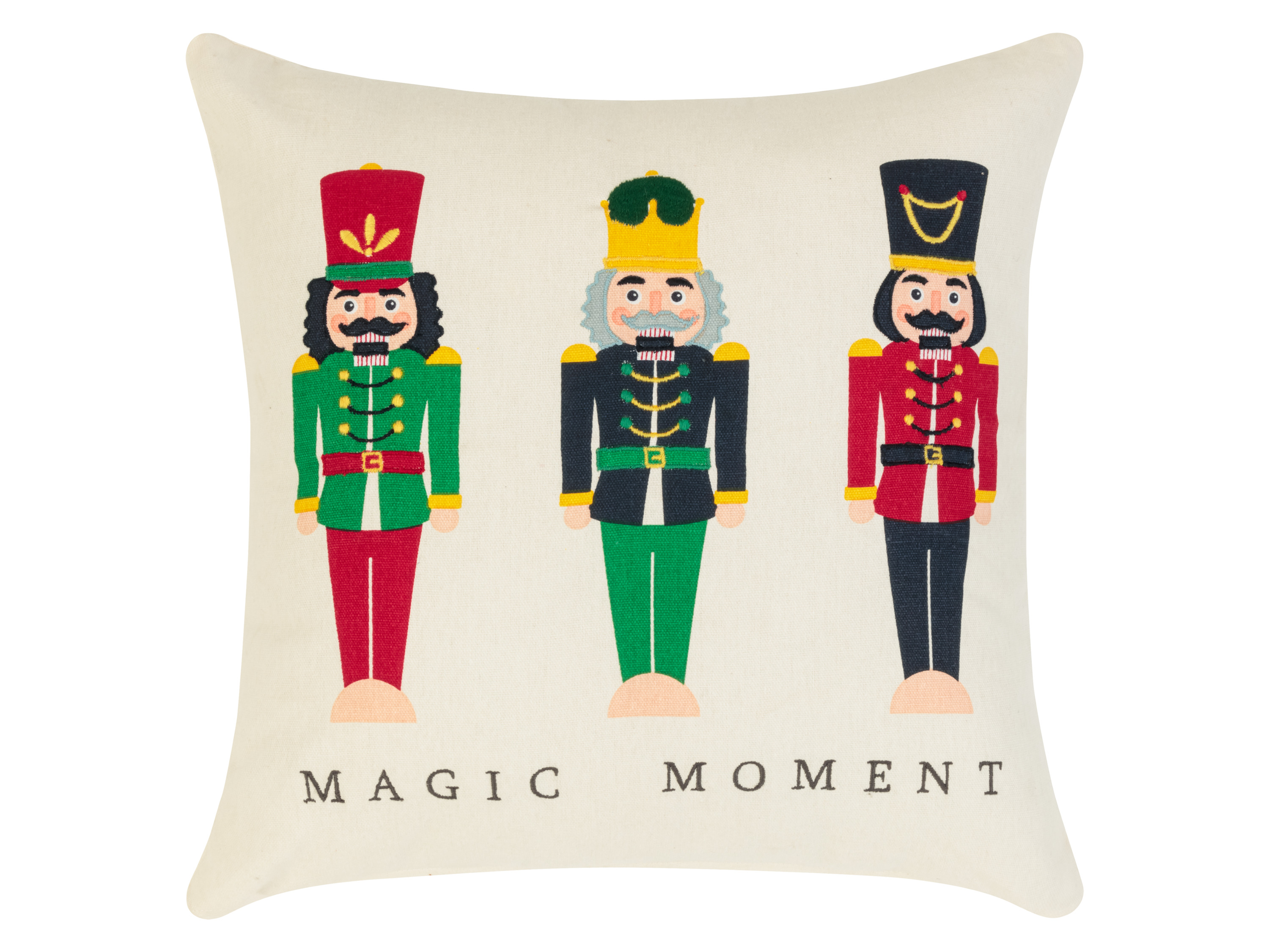 LIVARNO home Coussin décoratif, 40 x 40 cm (Casse-Noisette)