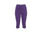 Legging de sport capri violet pour femme avec cordon de serrage à la taille.