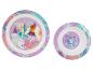 Assiettes et bol Disney Frozen : Elsa, Anna et Olaf.