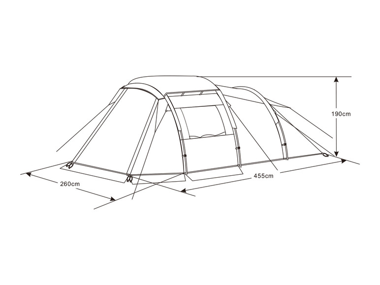 Aller en mode plein écran : Rocktrail Tente de camping familiale - Image 9