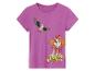 T-shirt violet pour enfant avec Skye de Pat' Patrouille et un faucon.