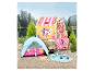 Ensemble de jeu de camping BABY born avec tente, poupées, chaise longue et accessoires au bord d'un lac.