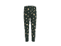 Bas de pyjama vert foncé avec motifs de Noël en pain d'épices