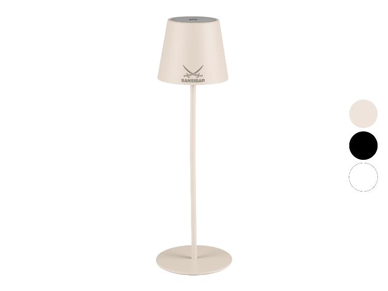 Lampe de table Sansíbar beige élégante.