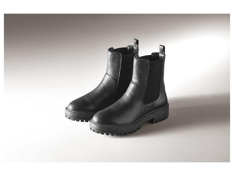 Bottines Chelsea en cuir pour femme ESMARA®.