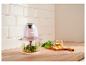 Robot de cuisine SilverCrest rose et blanc élégant.