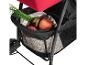 Caddie pliable avec panier filet et fruits