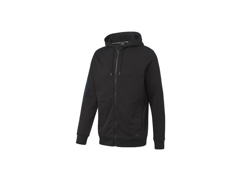 Un sweat à capuche noir avec fermeture éclair de la marque Craft.
