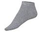 Une chaussette de cheville grise