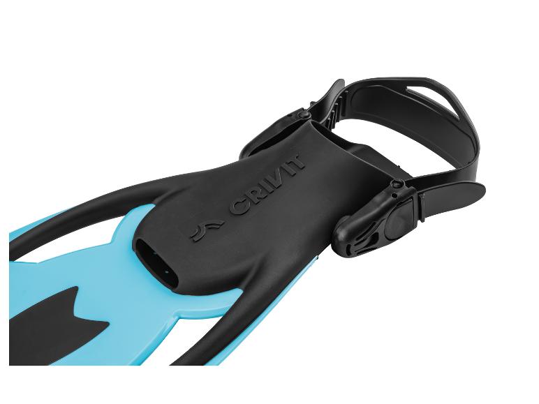 Palmes de plongée Cressi : modèle bleu et noir.