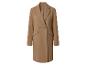 Manteau croisé camel avec revers et poches