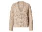 Cardigan en maille beige avec boutons