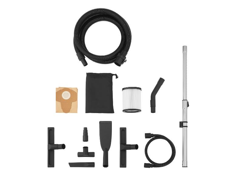 Accessoires d'aspirateur: tuyau, filtres, sacs, tubes et diverses buses.