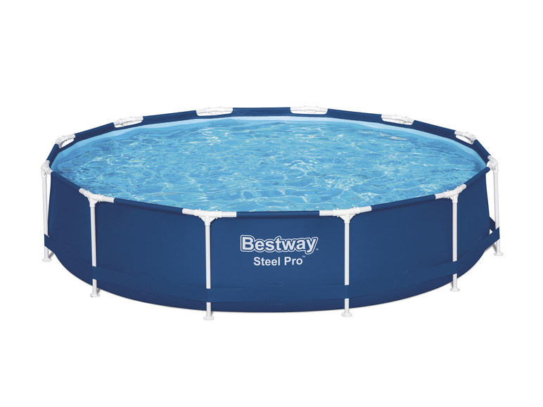 Aller en mode plein écran : Bestway Piscine gonflable Steel Pro Frame Pool-Set avec pompe de filtration Ø 366 x 84 cm - Image 1