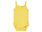 Body bébé jaune, sans manches.