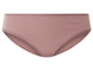 Une culotte en coton rose.