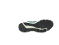 Semelle d'une chaussure de sport avec un motif de traction noir et crème.