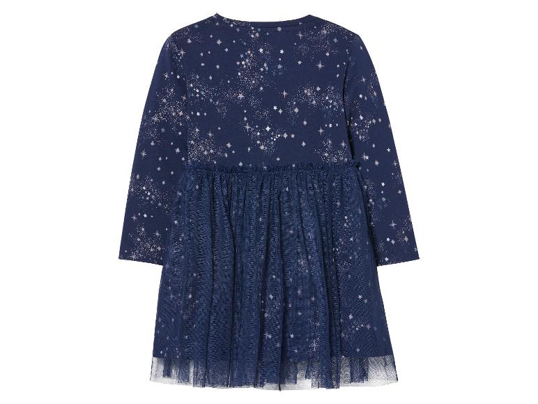 Robe pour fille, imprimé étoiles, jupe en tulle.