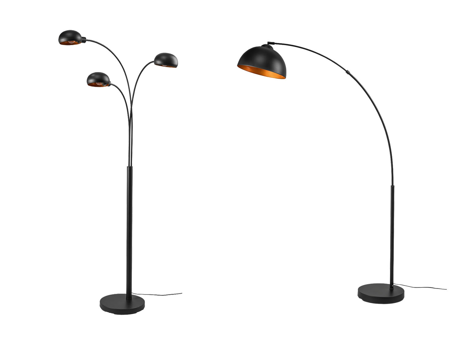 LIVARNO home Lampadaire arc ou lampadaire 3 spots LED