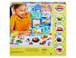 Cuisine Play-Doh avec des tampons comestibles pour faire des pizzas, des hamburgers et plus encore.
