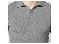 Un polo gris côtelé pour homme.