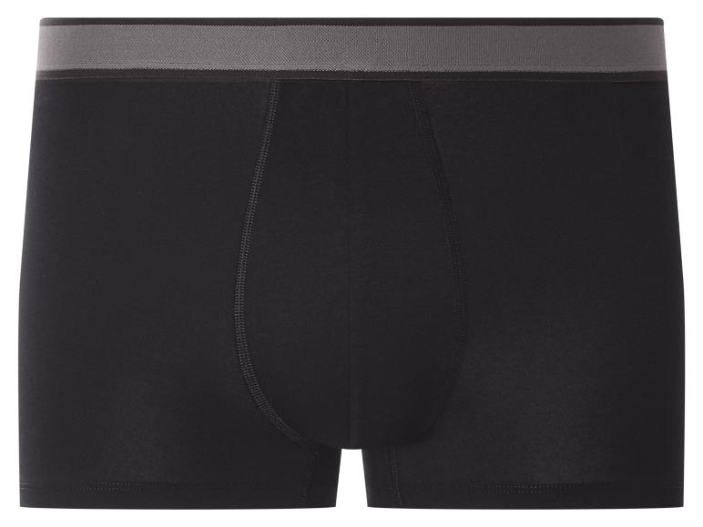 Caleçon boxer noir pour homme avec ceinture grise