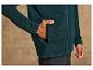Une veste en polaire zippée vert foncé
