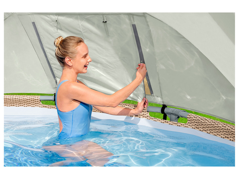 Aller en mode plein écran : Bestway Kit de piscine complet Power Steel Frame, avec pompe de filtration, Ø 396 x 107 cm - Image 9