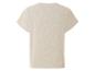 T-shirt beige à manches courtes, vue arrière.