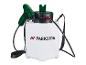 Pulvérisateur à pression sans fil PARKSIDE avec un réservoir blanc de 5L et un pistolet pulvérisateur vert.