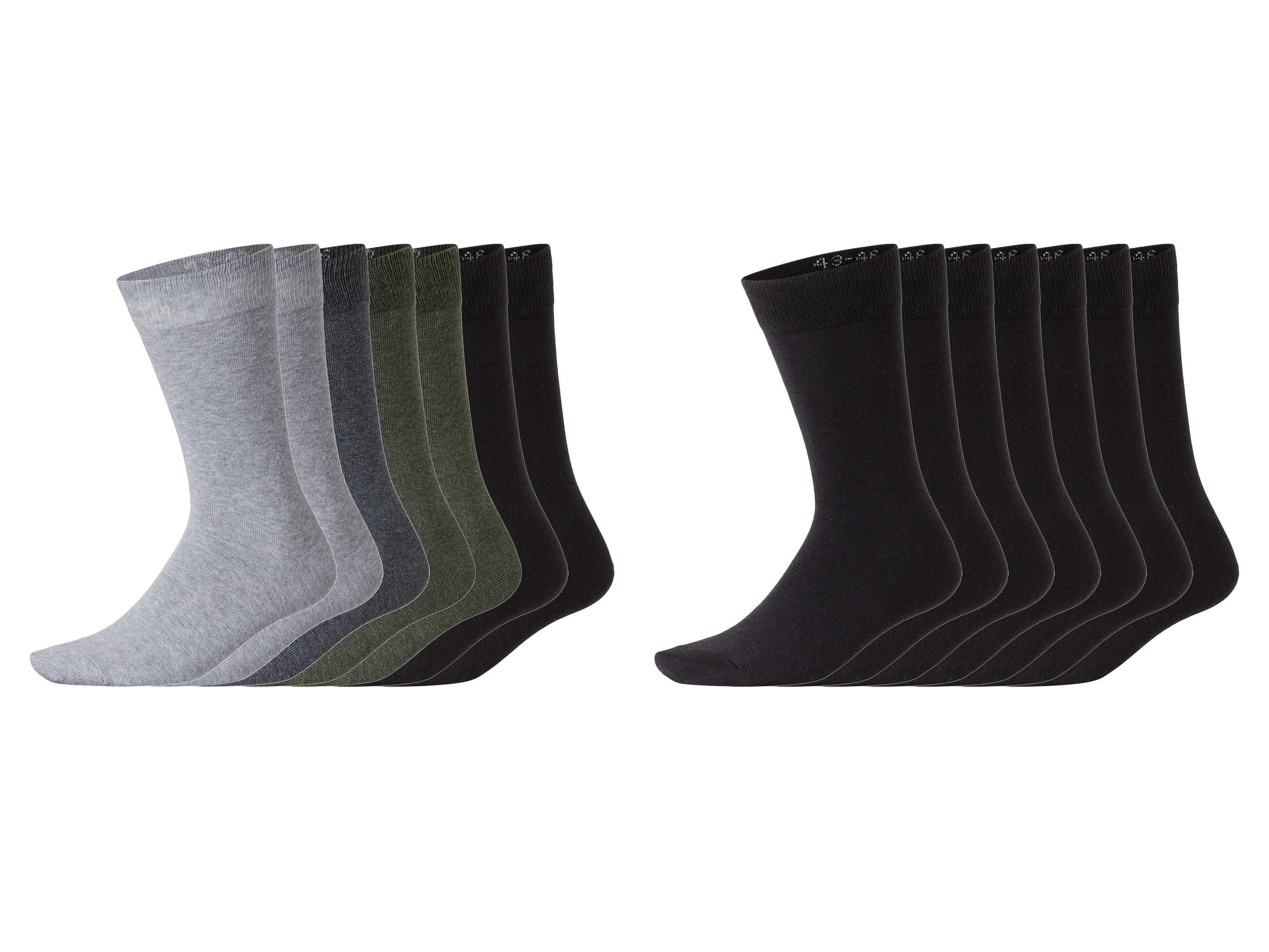 esmara® Lot de 7 paires de chaussettes homme