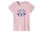 T-shirt rose à manches courtes avec imprimé Minnie Mouse et l'année 1928