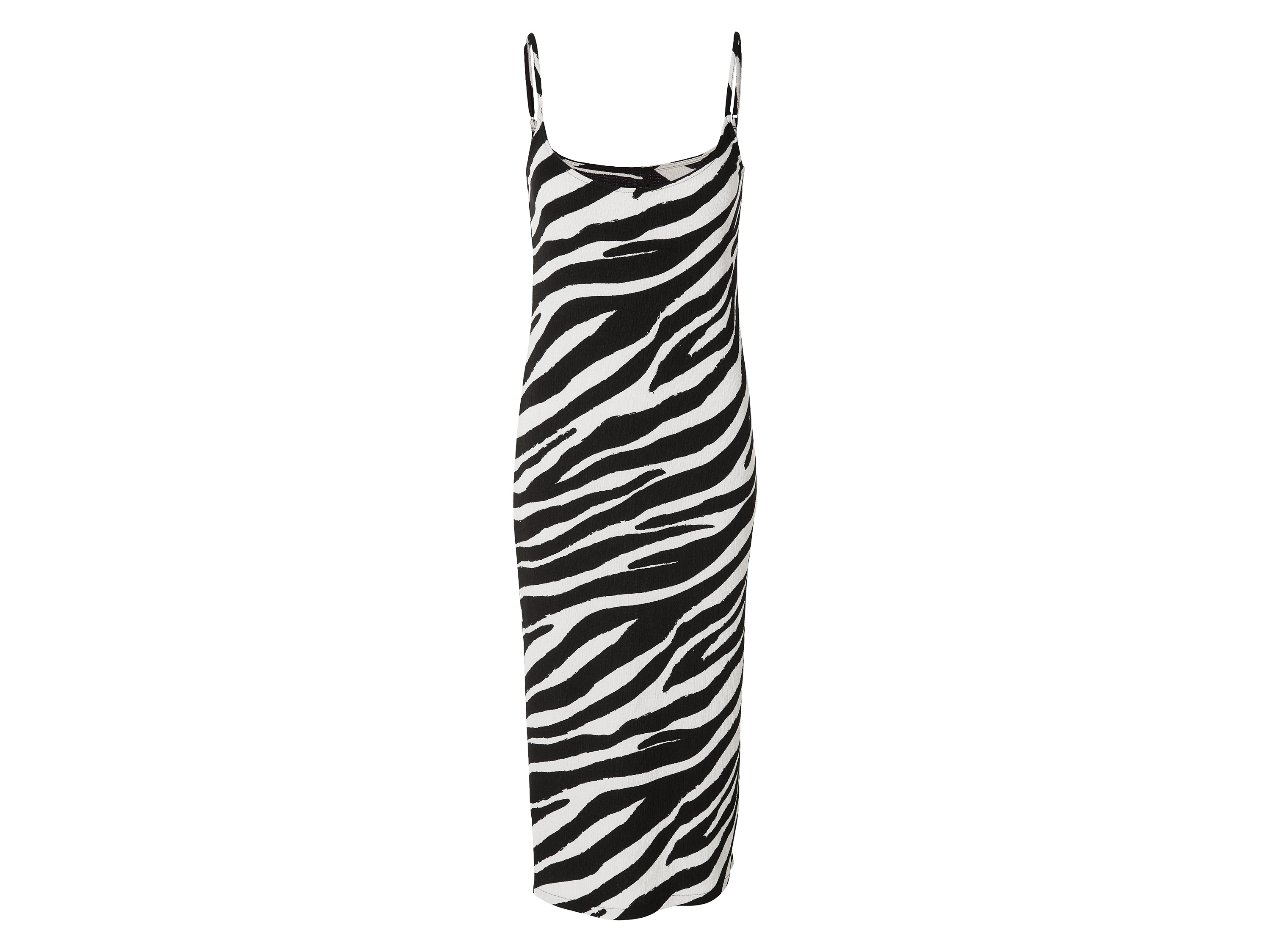 esmara® Robe mi-longue ou à bretelles fines femme  (zébré)