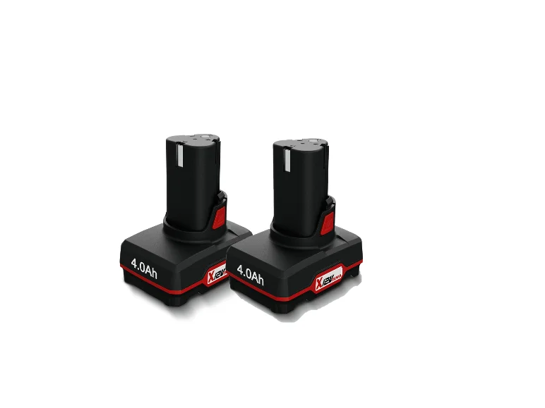 Deux batteries X-pert de 4,0 Ah pour outils électriques.