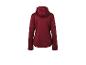 Veste à capuche bordeaux pour femme, vue de dos.