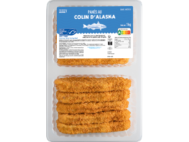 - 10 panés au colin d'Alaska MSC