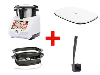SILVERCREST® KITCHEN TOOLS Monsieur Cuisine Smart + Centrifugeuse à vapeur + Support + Accessoire
