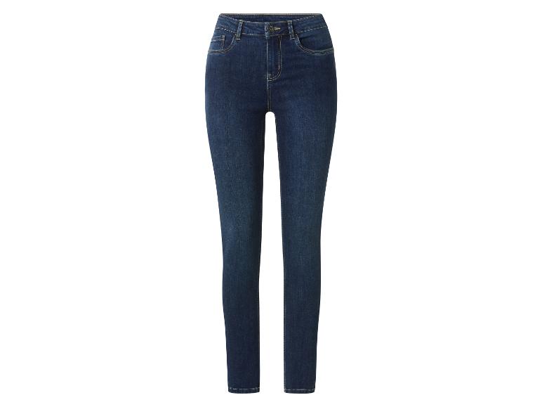 Jean skinny bleu foncé pour femme