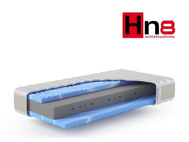 Hn8 Schlafsysteme Matelas en mousse froide XXL Gelstar KS, 7 zones, H2, H3 ou H4