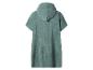 Poncho de bain vert à capuche pour se changer à la plage ou à la piscine